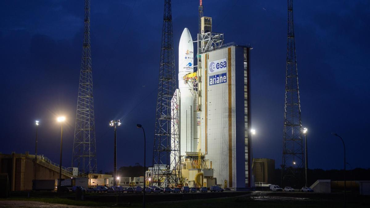 El lanzamiento del cohete Ariane 5, en una imagen de archivo.