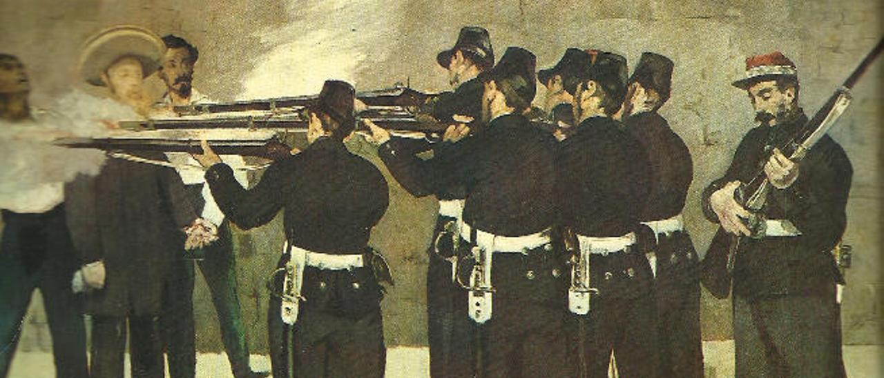 Édouard Manet, &#039;El fusilamiento de Maximiliano&#039;, 1867.