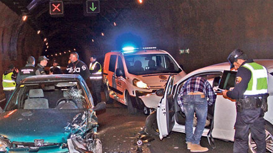 Los semáforos no se pusieron en rojo tras el accidente de tráfico en el túnel de Son Vic