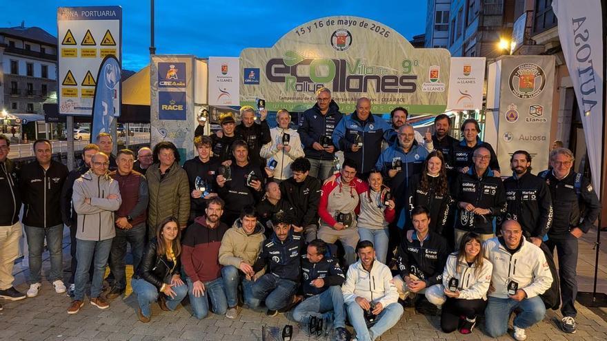 El Eco Rallye Villa de Llanes reparte triunfos y afianza su cartel nacional