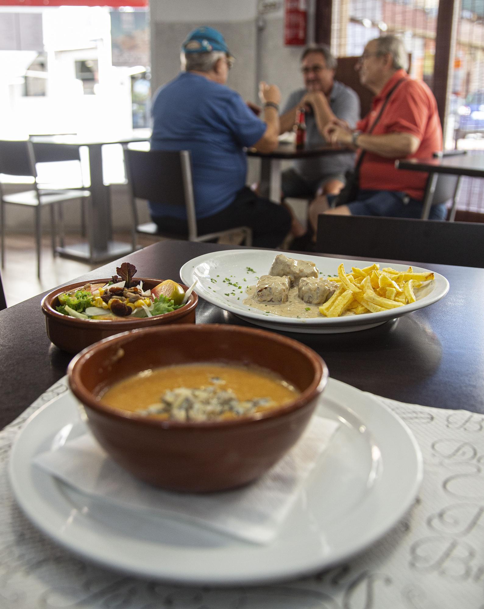 Menú de plato único a 4 euros en Alicante