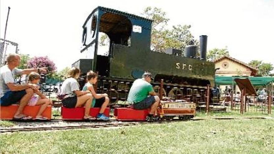 La màquina número 5 es troba al parc de Castell d&#039;Aro