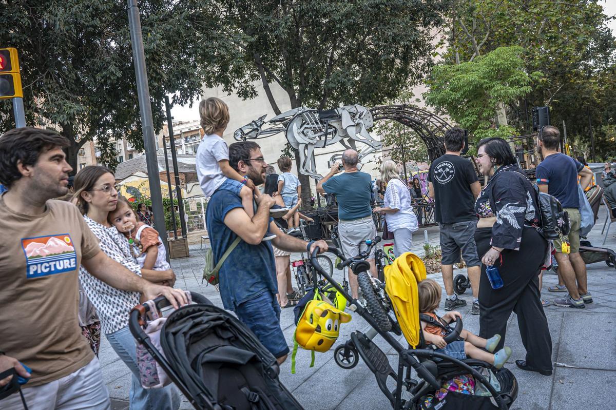 La Mercè en la superilla de Consell de Cent