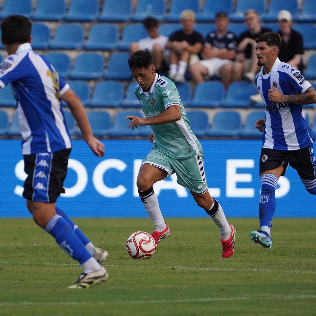 Álvaro Martín, en la primera parte.