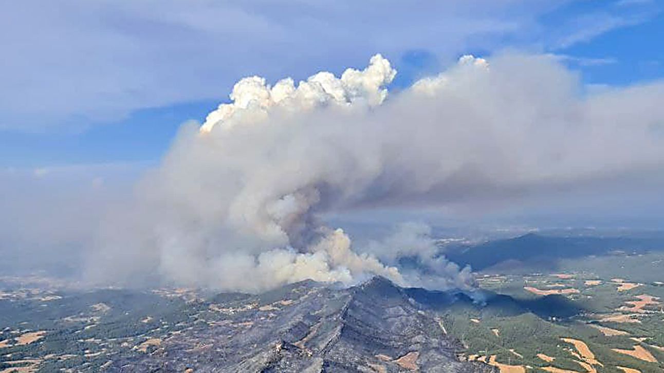 El incendio de Santa Coloma de Queralt