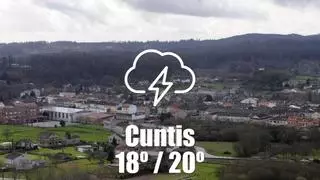 El tiempo en Cuntis: previsión meteorológica para hoy, lunes 13 de julio