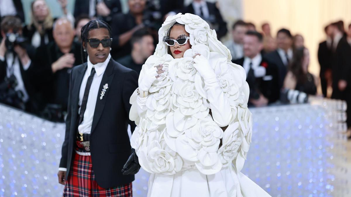 Rihanna y el rapero ASAP Rocky.