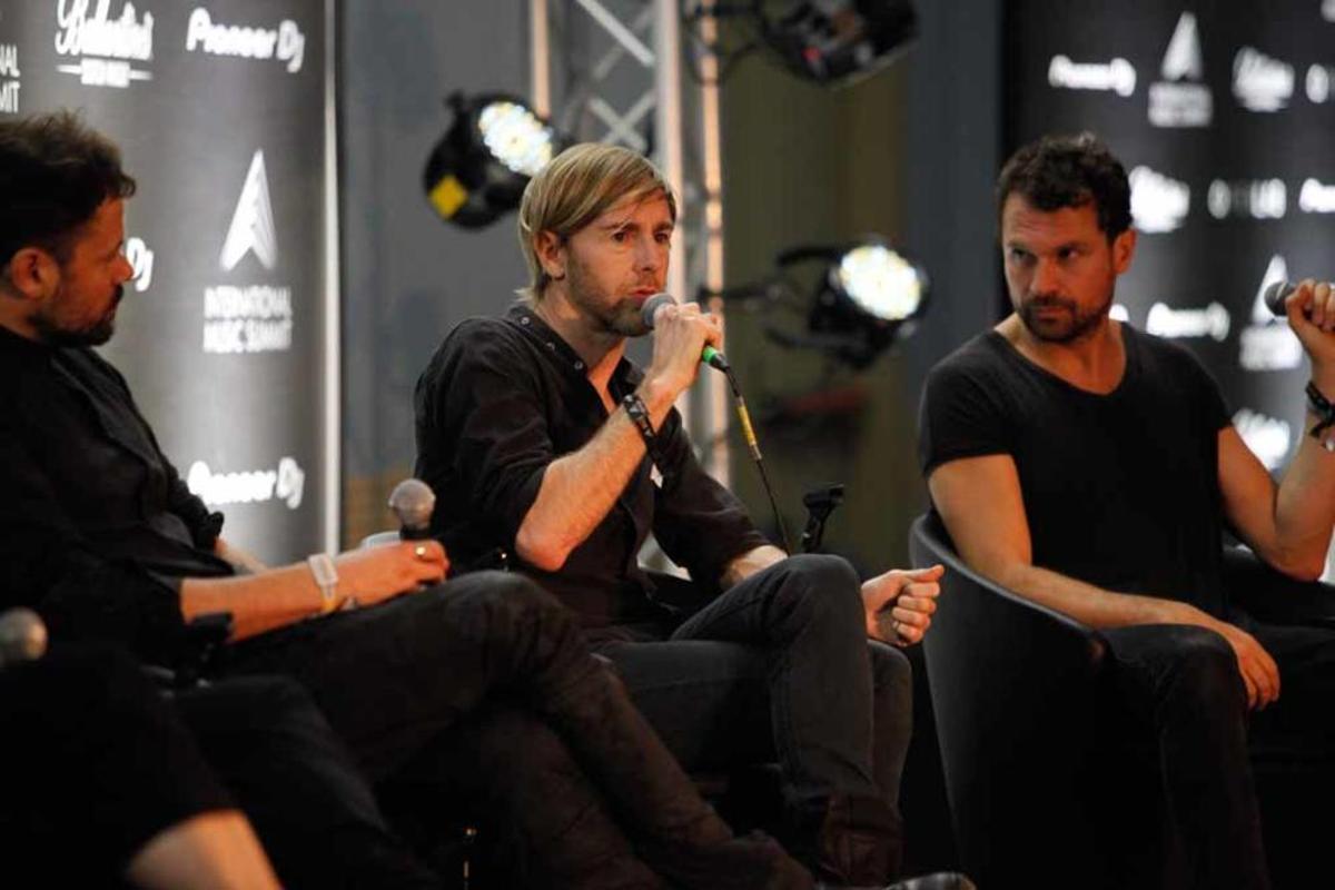 Yann Pissenem, fundador y CEO de Ushuaïa Ibiza, protagonizó ayer en el IMS una charla