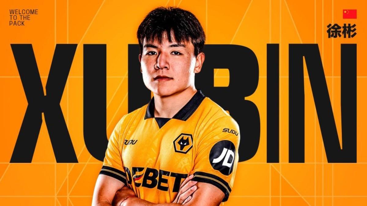 Xu Bin firma por el Wolves