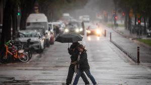 Día de lluvia en Barcelona
