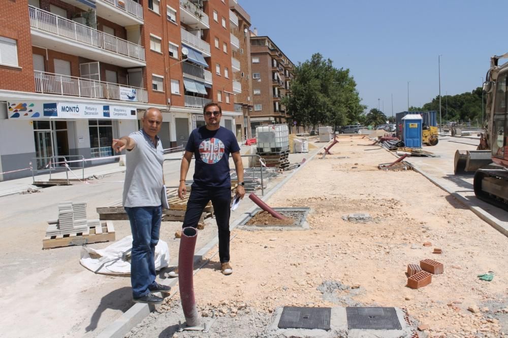 Obras en Silla.