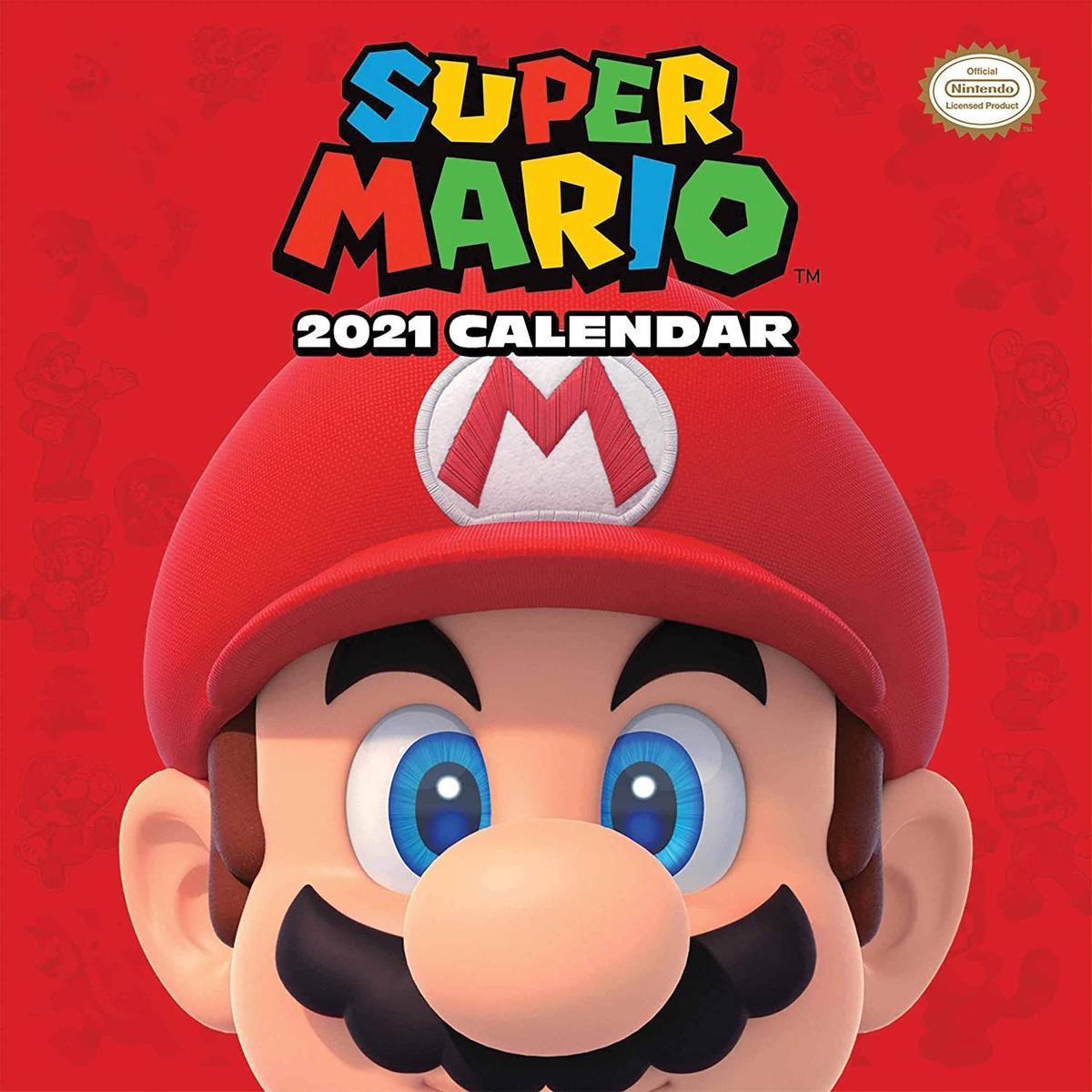 Calendario oficial 2021 de Super Mario (Precio: 10,20 euros)