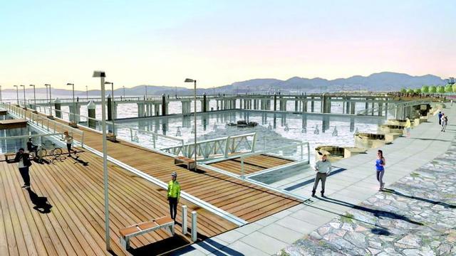 Recreación virtual del proyecto del jardín marino