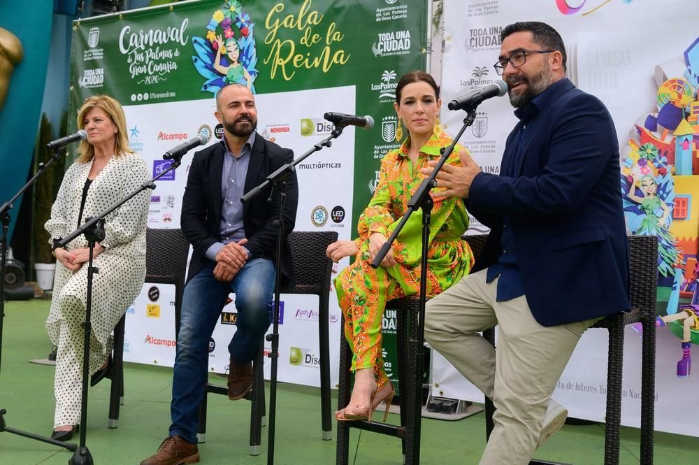 Encuentro con los presentadores de la Gala de la Reina del Carnaval de Las Palmas de Gran Canaria