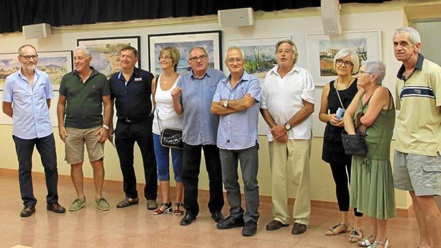 Els aquarel·listesdel Grup Art exposen al Coro de Navarcles