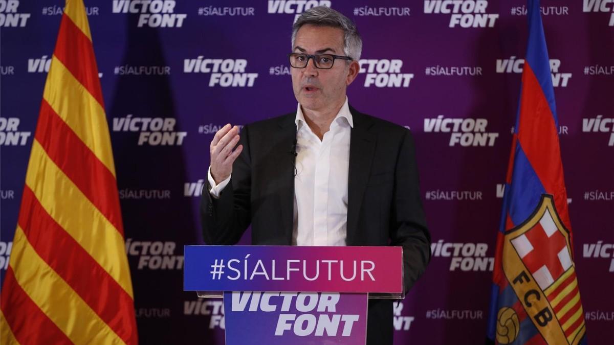 Víctor Font expone su punto de vista sobre las cifras económicas del Barça