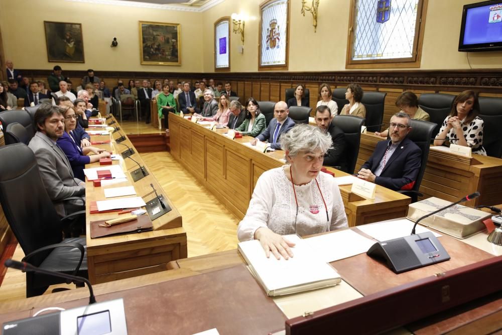 Los ayuntamientos asturianos eligen alcalde: pleno de Gijón