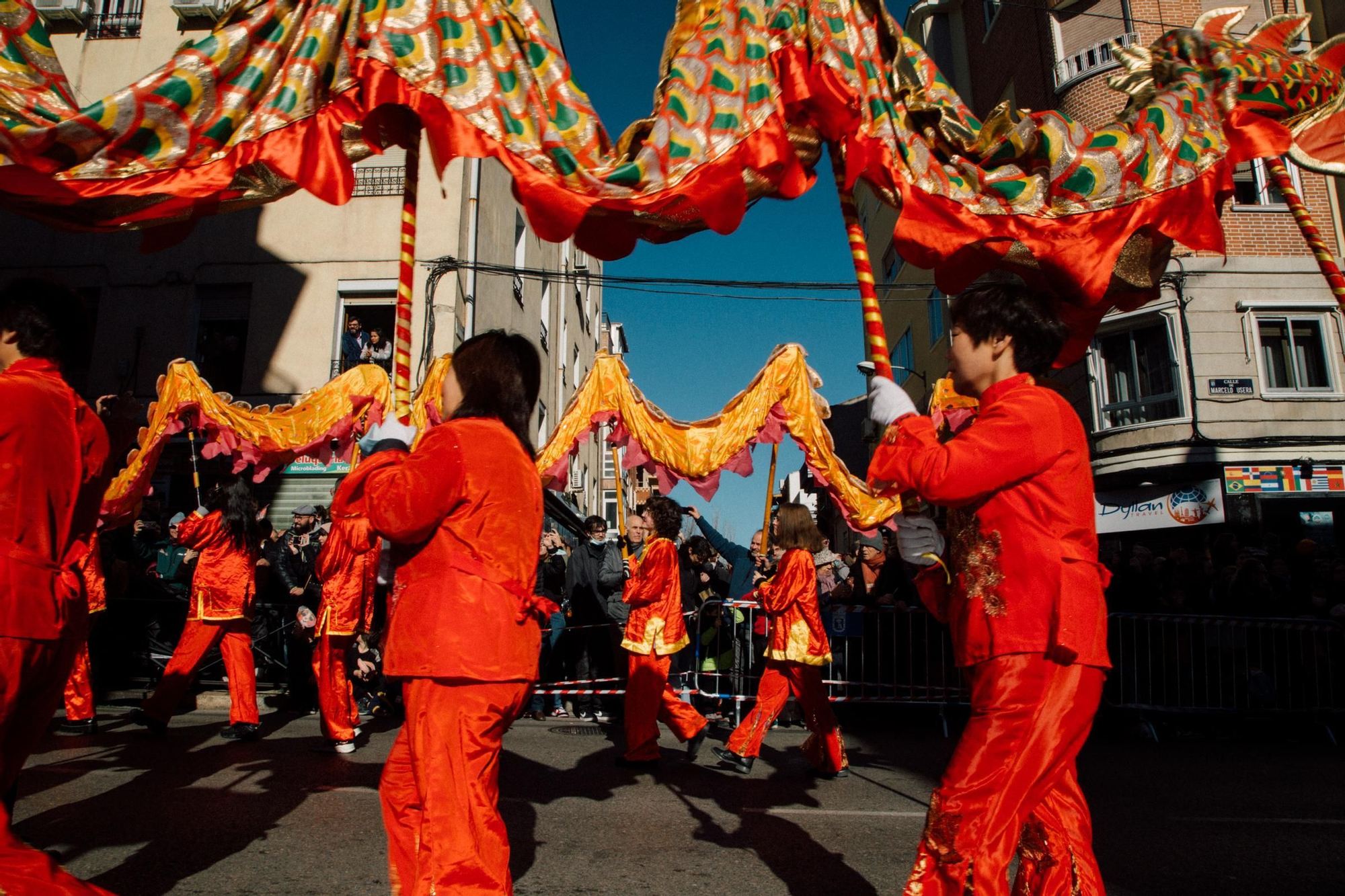 Participantes en el Gran Desfile.