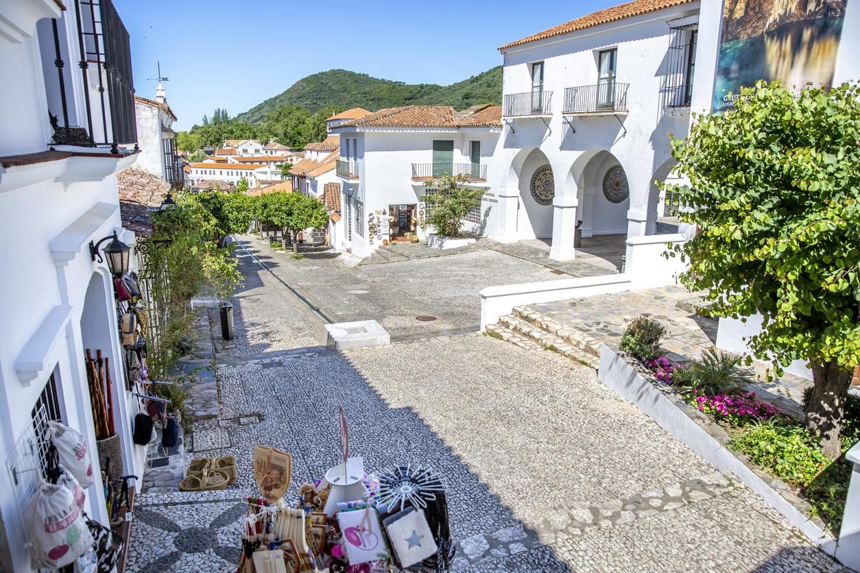 Pueblo de Aracena, en Huelva