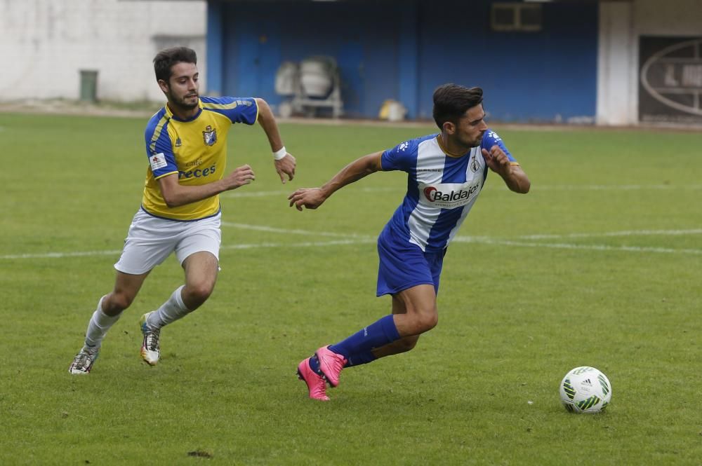 El partido entre el Real Avilés y Mosconia, en imágenes