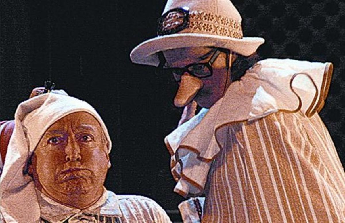 Jaume Plà i Alexandra Palomo, en el muntatge.