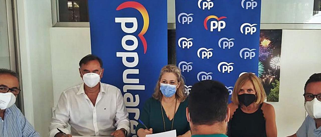 Miembros de la vicesecretaría de Acción Electoral del PPCV. | INFORMACIÓN