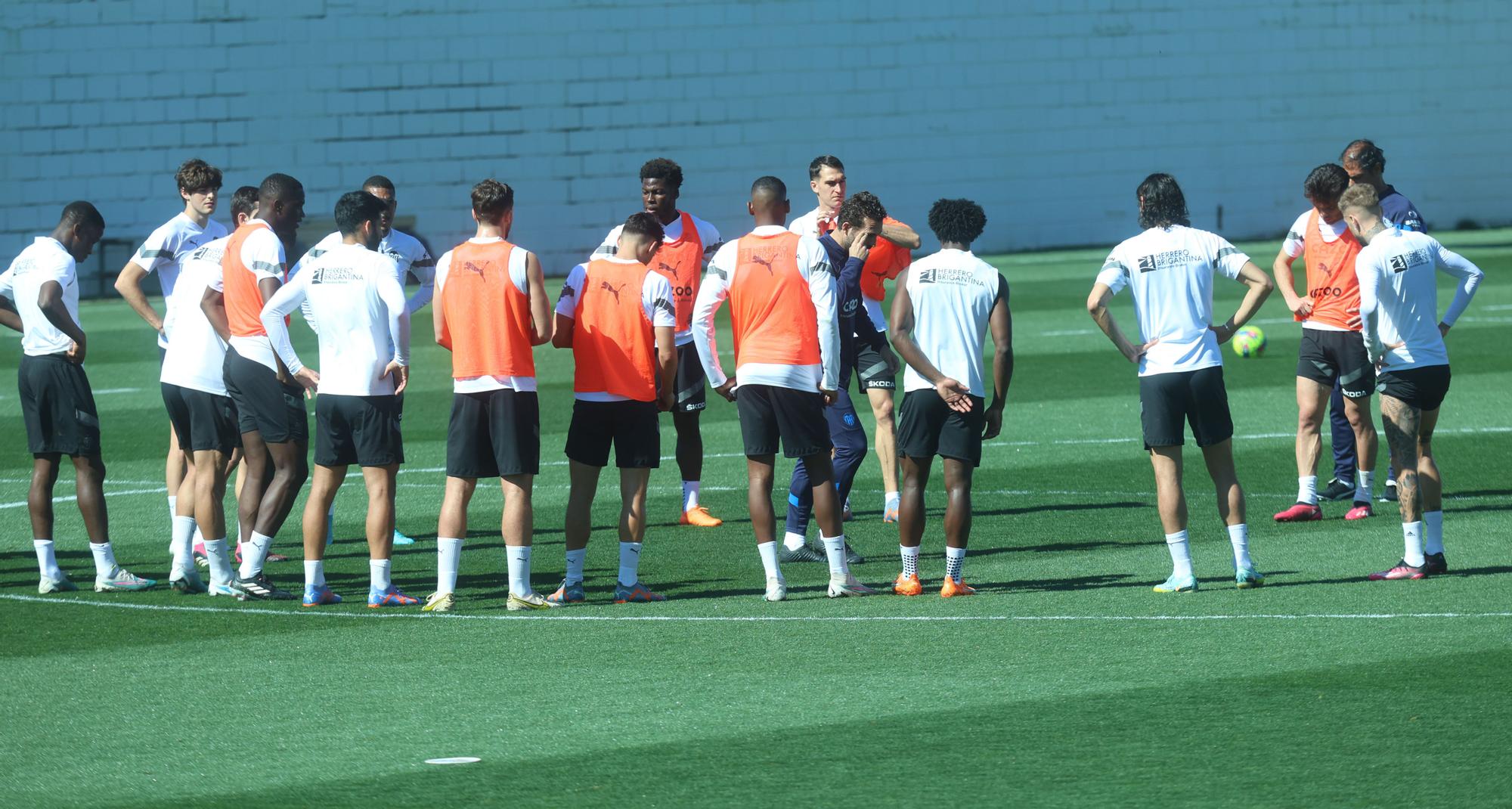 Así ha sido el entrenamiento del Valencia CF