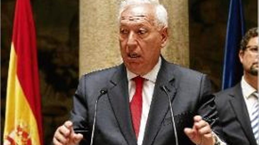 El ministre d&#039;Exteriors, José Manuel García-Margallo.