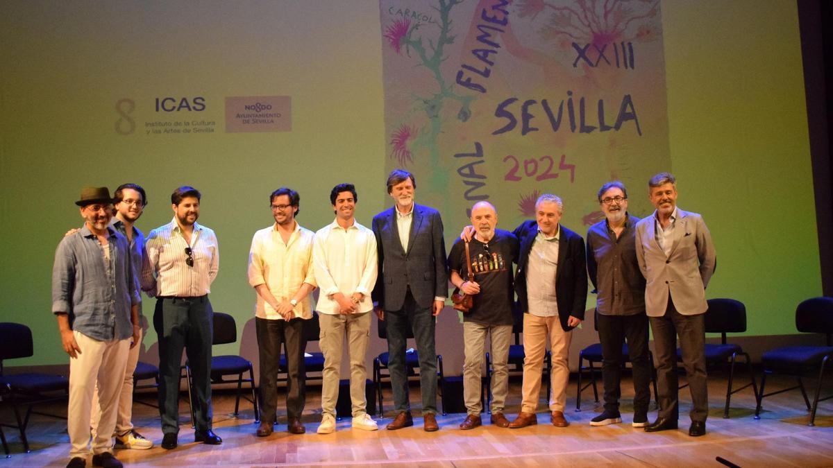 La guitarra de Rycardo Moreno en la presentación de la programación de la Bienal.