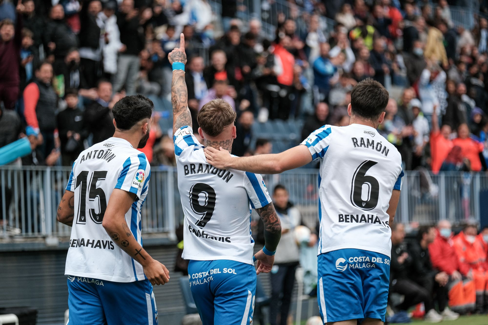 Las imágenes del Málaga CF - SD Éibar en La Rosaleda