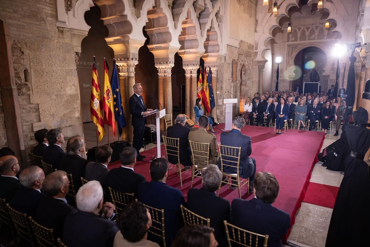 En imágenes | Acto institucional por el Día de Aragón en La Aljafería En imágenes | Acto institucional por el Día de Aragón en La Aljafería