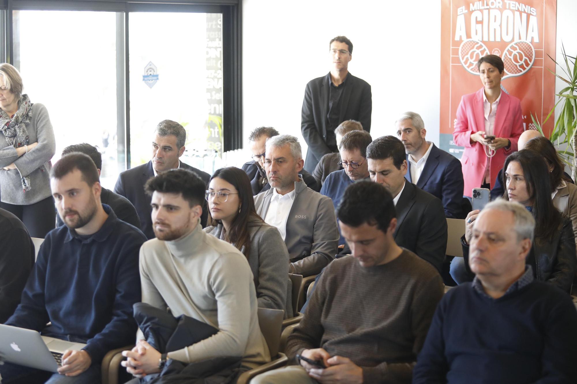 La presentació de l'ATP Challenger Eurofirms Girona-Costa Brava