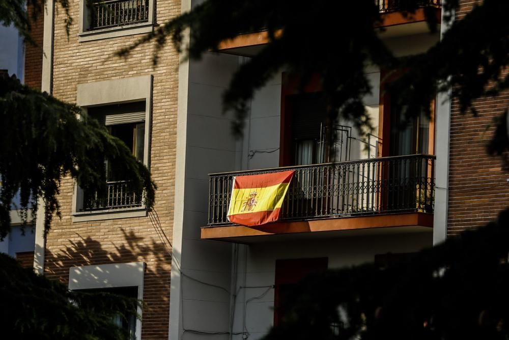 Banderas de España en Oviedo