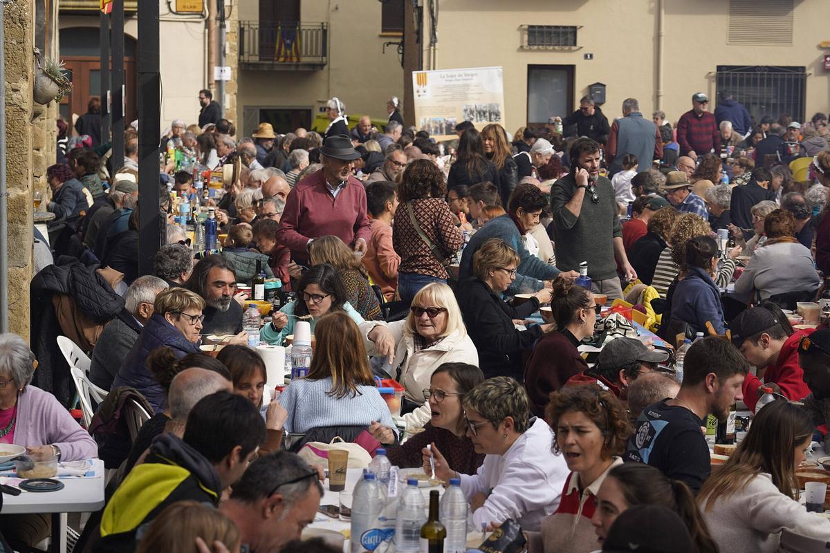Verges dinar popular carnaval sopa de Verges
