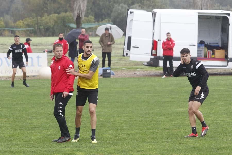 Primer entrenamiento de Curro Torres