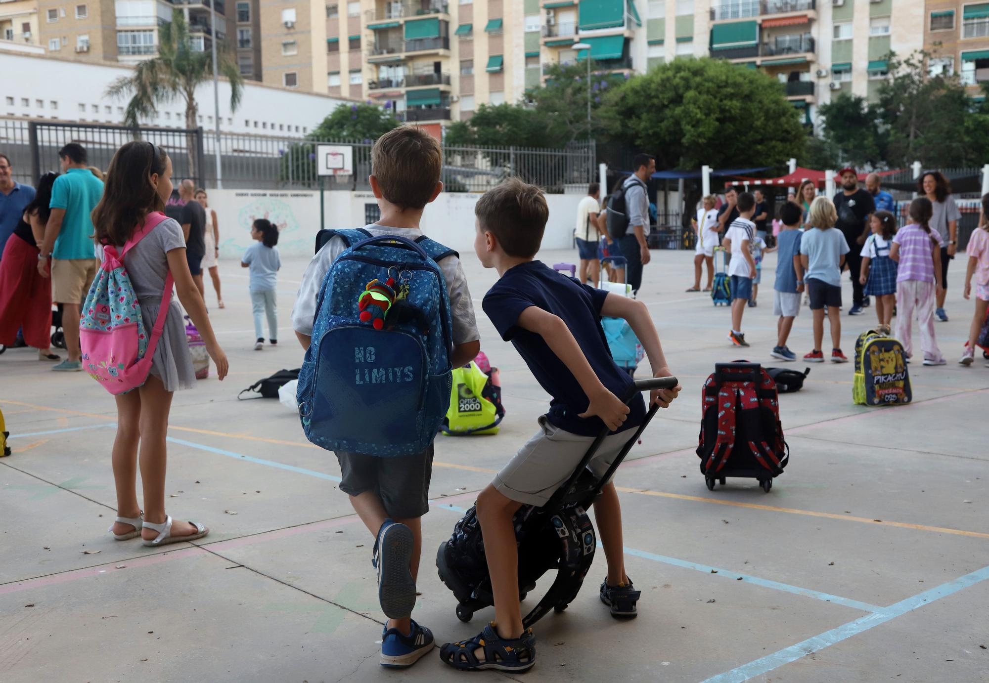 El inicio del curso escolar 22/23 en Málaga, en imágenes