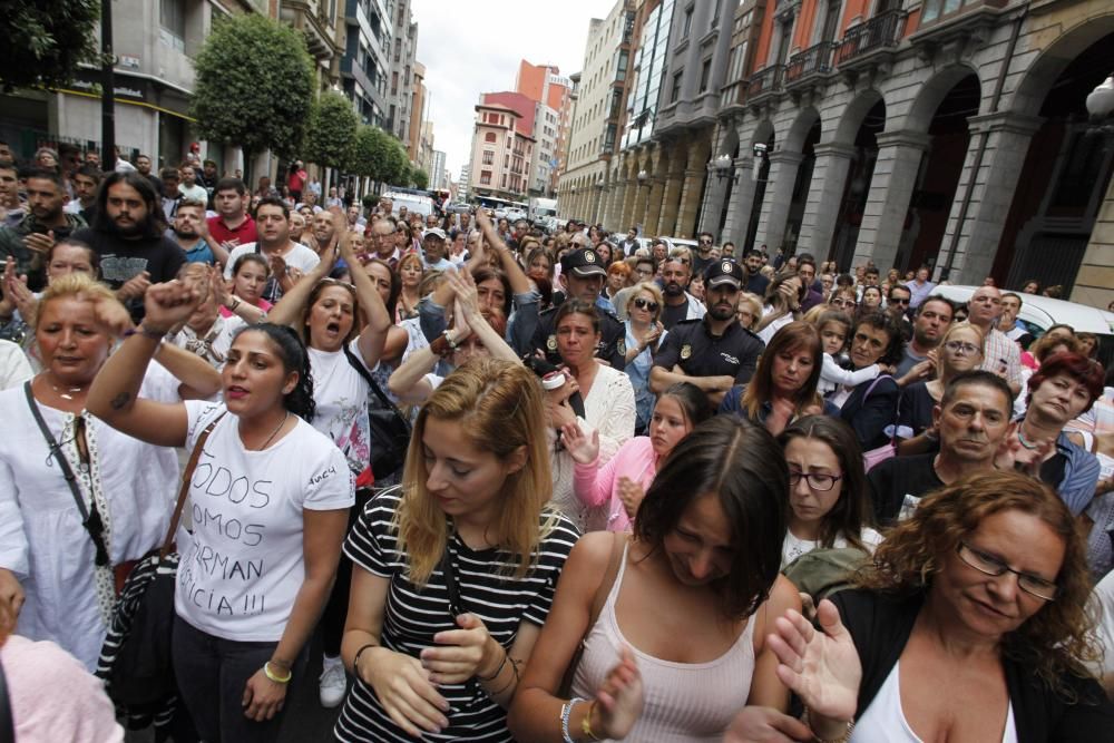 Concentración en Gijón