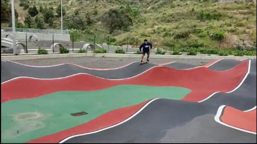 Las Palmas de Gran Canaria ya tiene un 'pump track'