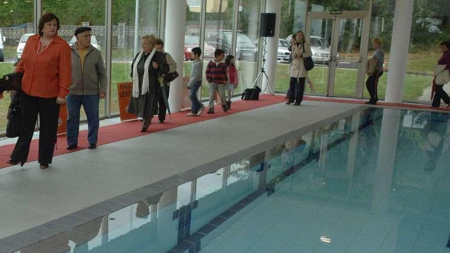 Inauguración de la piscina de Dorneda en 2014.