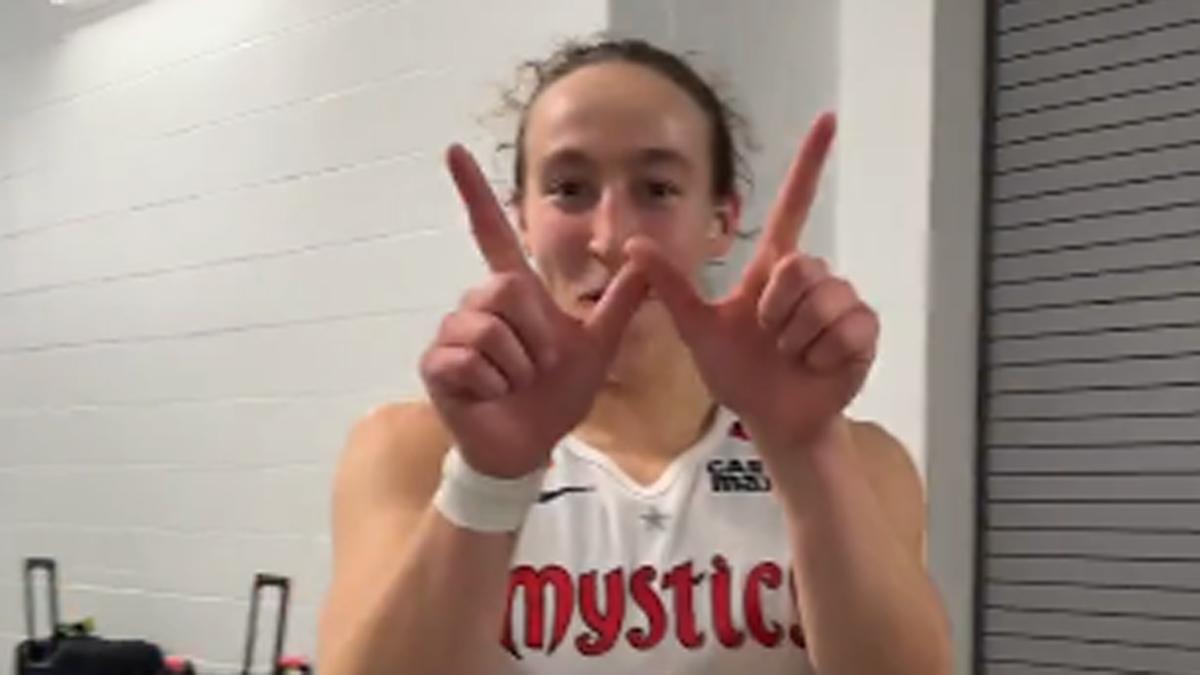 Alicia Flórez, tras su gran debut con Washington Mystics