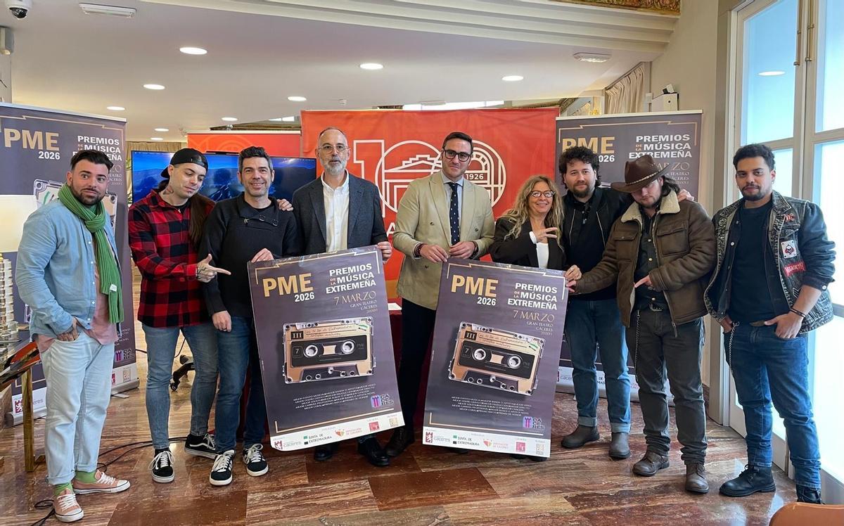 Presentación de los premios este lunes, en el Gran Teatro Cáceres.
