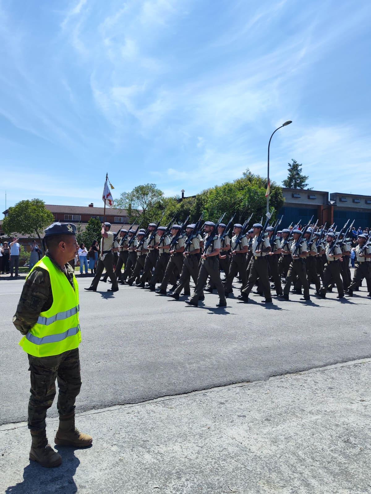 La Brilat conmemora su 60 aniversario con una parada militar en Cabo Noval