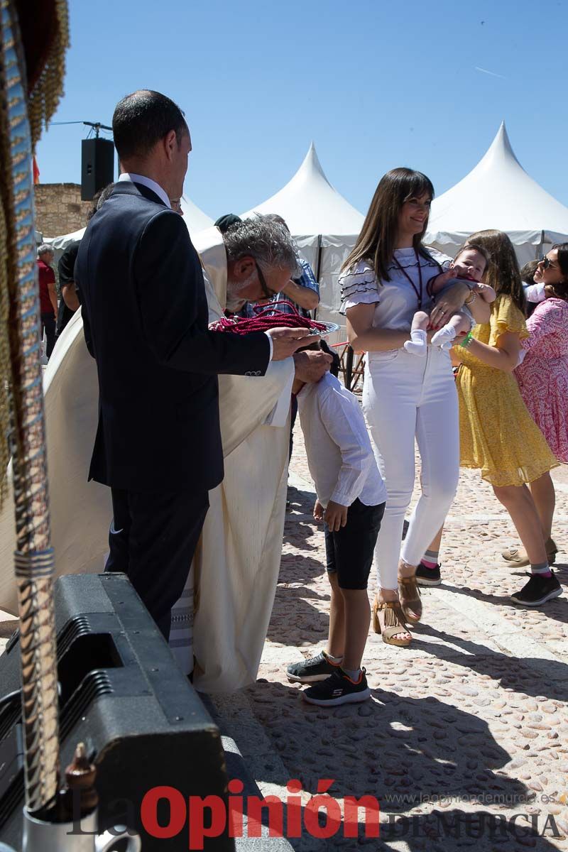 Imposición de nuevos hermanos cofrades de la Vera Cruz de Caravaca