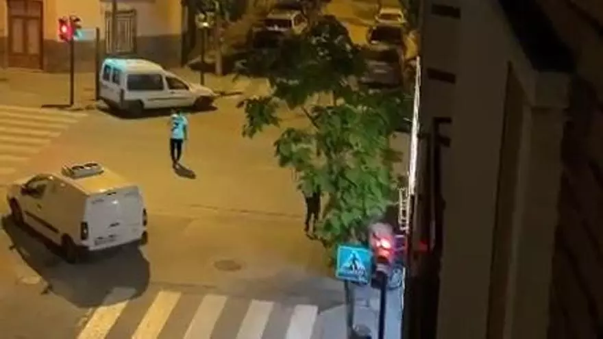 Violenta riña de madrugada a pedrada limpia en Cieza