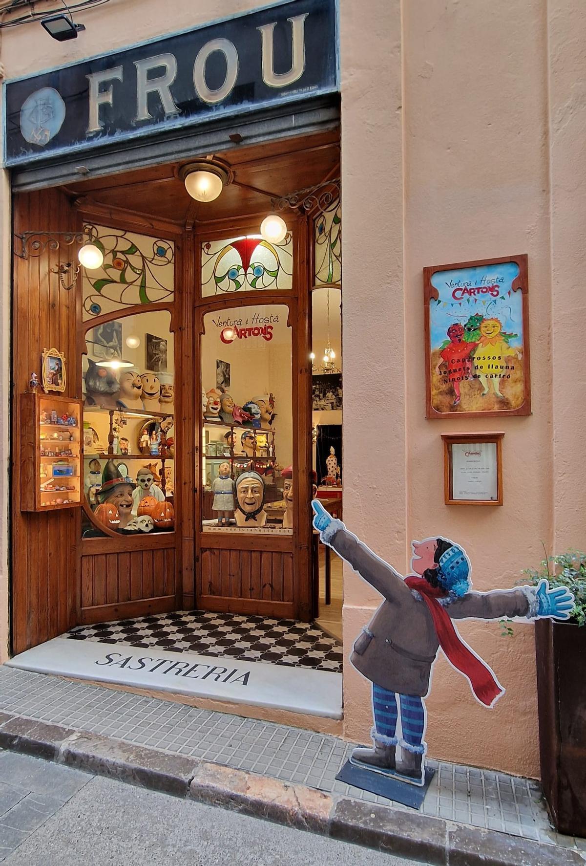 L'entrada a la botiga de Torroella de Montgrí, de Ventura &amp; Hosta de Navata.