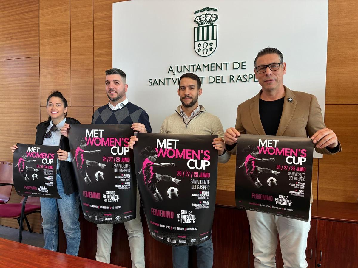 Presentación de la Met Women's Cup en San Vicente del Raspeig