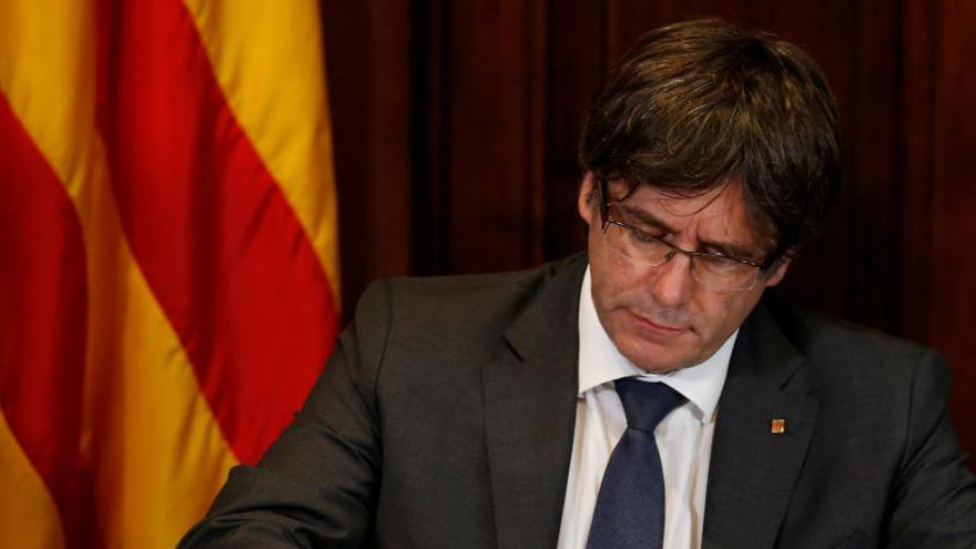 Discurs d&#039;independència de Puigdemont.