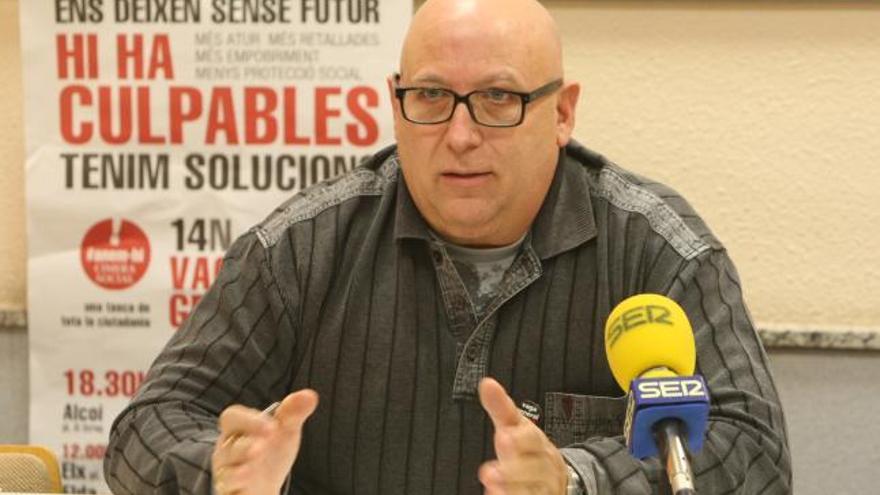 Jesús Picazo, en una rueda de prensa.