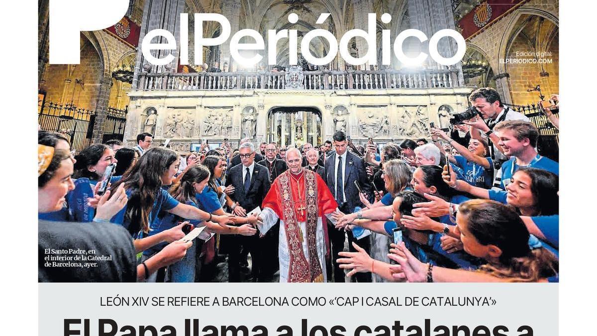 La portada de EL PERIÓDICO del 10 de junio de 2026
