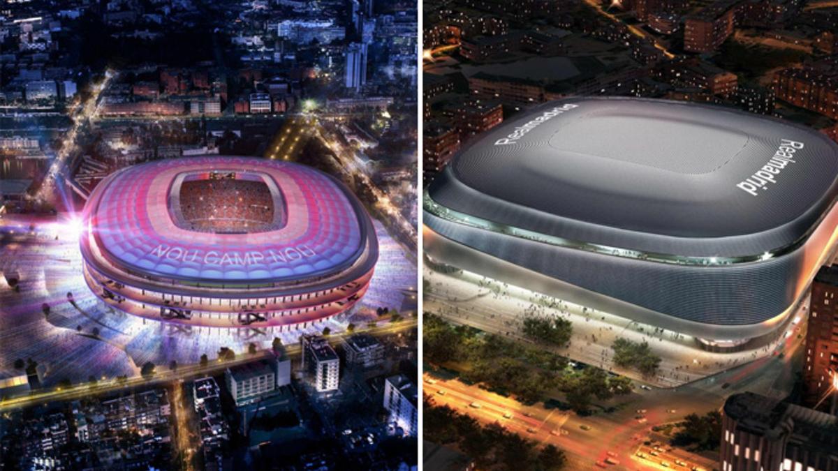Así será el Nuevo Camp Nou y el Nuevo Santiago Bernabéu
